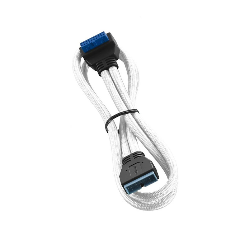 CableMod ModFlex Right Angle Internal USB 3.0 50cm - White - كابل